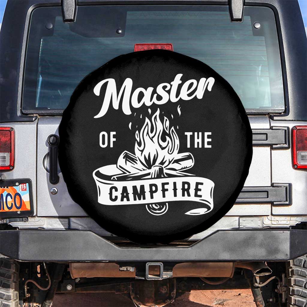 Camping Lover Spare Tire Cover Master Of The Campfire Camper Outdoor Activity