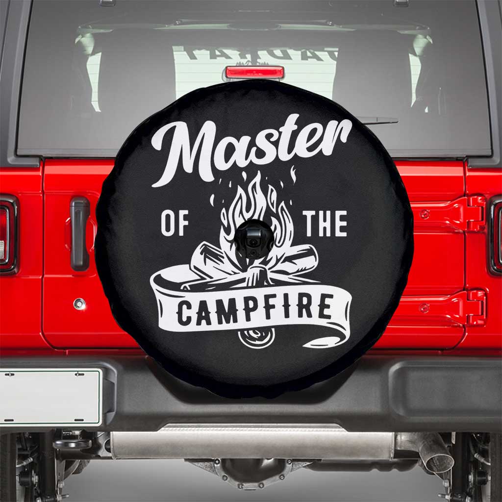 Camping Lover Spare Tire Cover Master Of The Campfire Camper Outdoor Activity