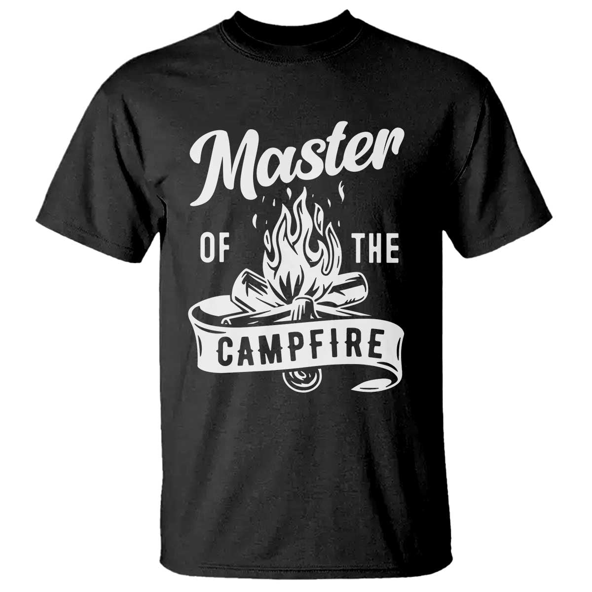 Camping Lover T Shirt Master Of The Campfire Camper Outdoor Activity - Wonder Print Shop