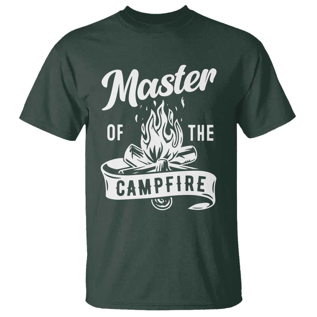 Camping Lover T Shirt Master Of The Campfire Camper Outdoor Activity - Wonder Print Shop