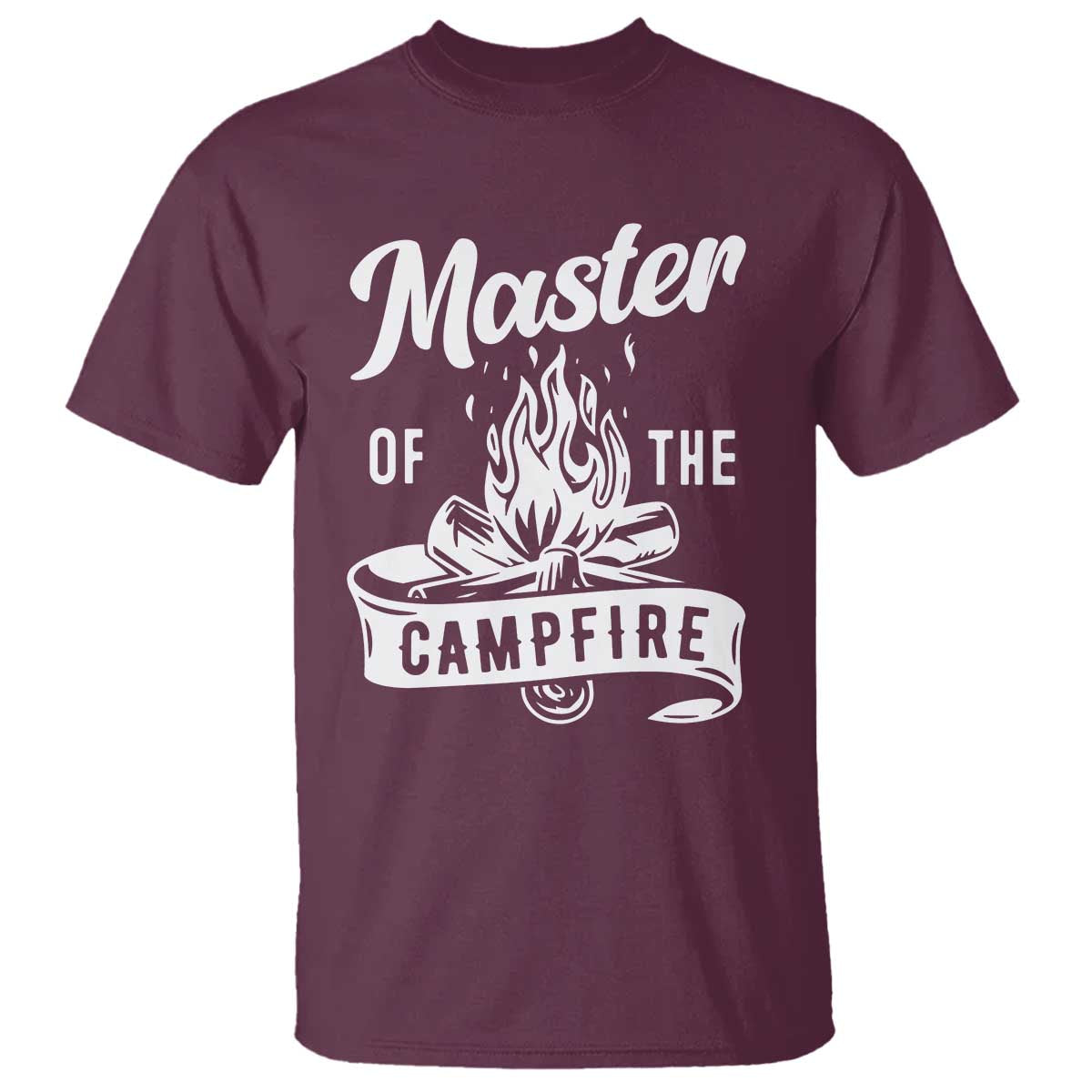 Camping Lover T Shirt Master Of The Campfire Camper Outdoor Activity - Wonder Print Shop