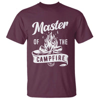Camping Lover T Shirt Master Of The Campfire Camper Outdoor Activity - Wonder Print Shop