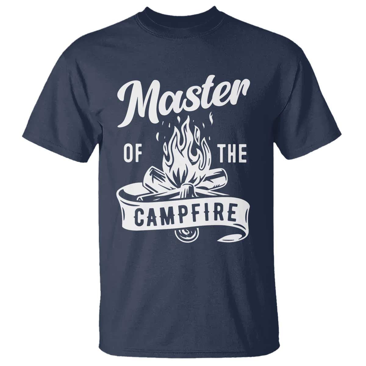 Camping Lover T Shirt Master Of The Campfire Camper Outdoor Activity - Wonder Print Shop
