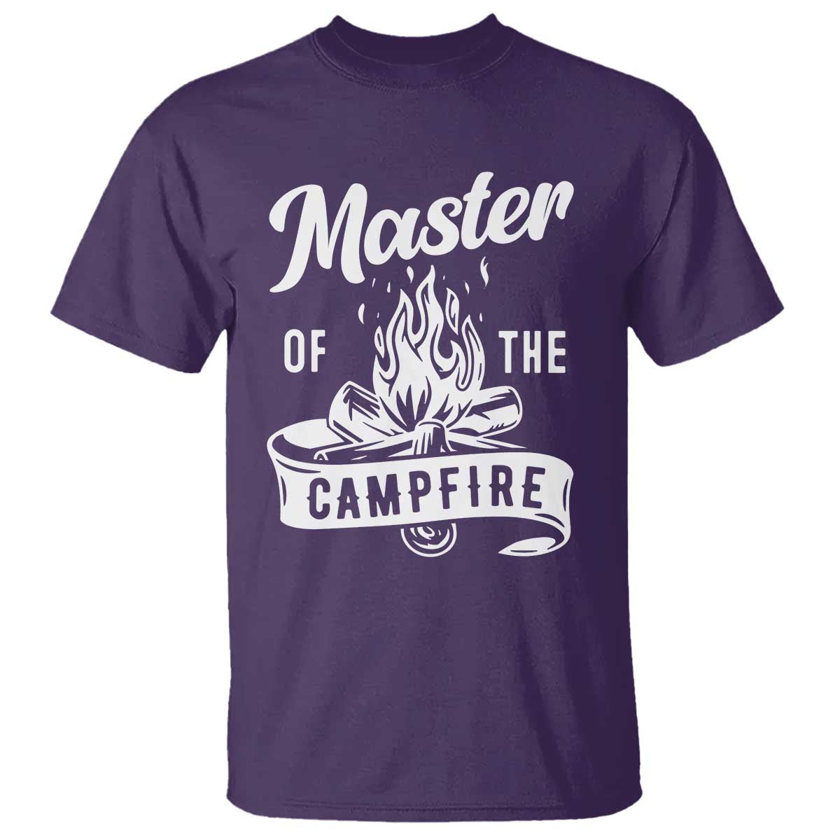 Camping Lover T Shirt Master Of The Campfire Camper Outdoor Activity - Wonder Print Shop
