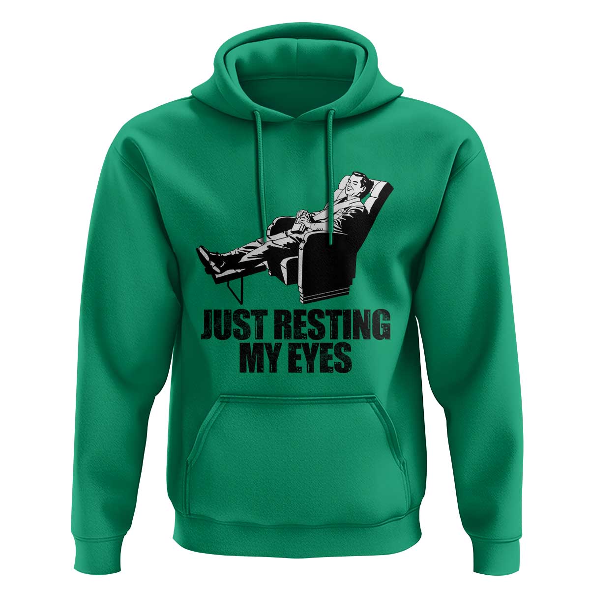 Funny Dad Hoodie Just Resting My Eyes Father's Day - Wonder Print Shop
