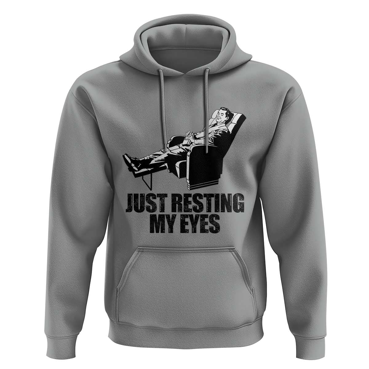 Funny Dad Hoodie Just Resting My Eyes Father's Day - Wonder Print Shop