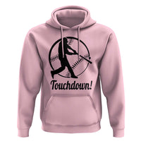 Funny Baseball Hoodie Touchdown Sports Fan Softball Player - Wonder Print Shop