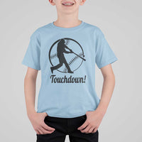 Funny Baseball T Shirt For Kid Touchdown Sports Fan Softball Player - Wonder Print Shop