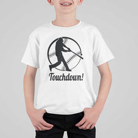 Funny Baseball T Shirt For Kid Touchdown Sports Fan Softball Player - Wonder Print Shop