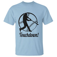 Funny Baseball T Shirt Touchdown Sports Fan Softball Player - Wonder Print Shop