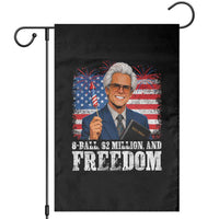 8 Ball 2 Million Dollars And Freedom Garden Flag Billy Meme Baby 4th of July