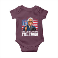 8 Ball 2 Million Dollars And Freedom Baby Onesie Billy Meme Baby 4th of July
