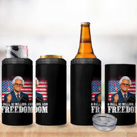 8 Ball 2 Million Dollars And Freedom 4 in 1 Can Cooler Tumbler Billy Meme Baby 4th of July