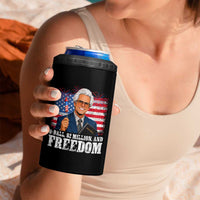 8 Ball 2 Million Dollars And Freedom 4 in 1 Can Cooler Tumbler Billy Meme Baby 4th of July