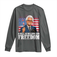 8 Ball 2 Million Dollars And Freedom Long Sleeve Shirt Billy Meme Baby 4th of July