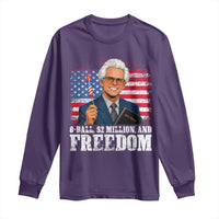 8 Ball 2 Million Dollars And Freedom Long Sleeve Shirt Billy Meme Baby 4th of July