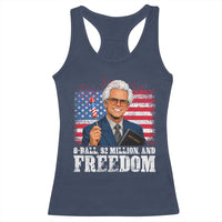 8 Ball 2 Million Dollars And Freedom Racerback Tank Top Billy Meme Baby 4th of July