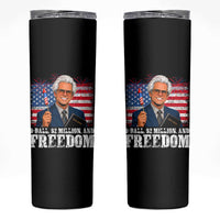 8 Ball 2 Million Dollars And Freedom Skinny Tumbler Billy Meme Baby 4th of July