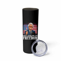 8 Ball 2 Million Dollars And Freedom Skinny Tumbler Billy Meme Baby 4th of July
