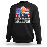 8 Ball 2 Million Dollars And Freedom Sweatshirt Billy Meme Baby 4th of July
