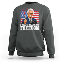 8 Ball 2 Million Dollars And Freedom Sweatshirt Billy Meme Baby 4th of July