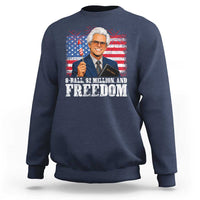 8 Ball 2 Million Dollars And Freedom Sweatshirt Billy Meme Baby 4th of July