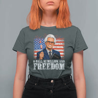 8 Ball 2 Million Dollars And Freedom T Shirt For Women Billy Meme Baby 4th of July
