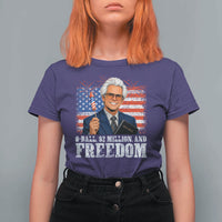 8 Ball 2 Million Dollars And Freedom T Shirt For Women Billy Meme Baby 4th of July