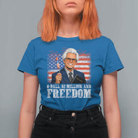8 Ball 2 Million Dollars And Freedom T Shirt For Women Billy Meme Baby 4th of July