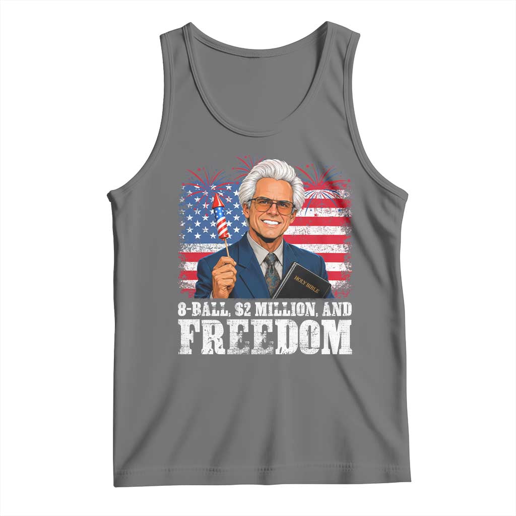 8 Ball 2 Million Dollars And Freedom Tank Top Billy Meme Baby 4th of July
