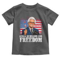 8 Ball 2 Million Dollars And Freedom Toddler T Shirt Billy Meme Baby 4th of July