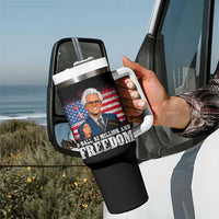 8 Ball 2 Million Dollars And Freedom Tumbler With Handle Billy Meme Baby 4th of July