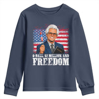8 Ball 2 Million Dollars And Freedom Youth Sweatshirt Billy Meme Baby 4th of July