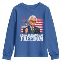 8 Ball 2 Million Dollars And Freedom Youth Sweatshirt Billy Meme Baby 4th of July