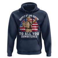 Happy 250th Anniversary To All You Sumbitches Hoodie Funny Smokey Patriotic 70s Movie The Bandit