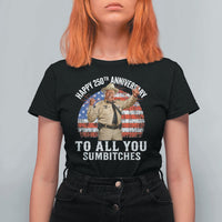 Happy 250th Anniversary To All You Sumbitches T Shirt For Women Funny Smokey Patriotic 70s Movie The Bandit