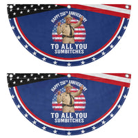Happy 250th Anniversary To All You Sumbitches Patriotic Fan Flag Funny Smokey 70s Movie The Bandit