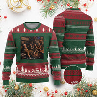 Party Like It Is 1776 Founding Father Ugly Christmas Sweater Funny 4th of July Meme