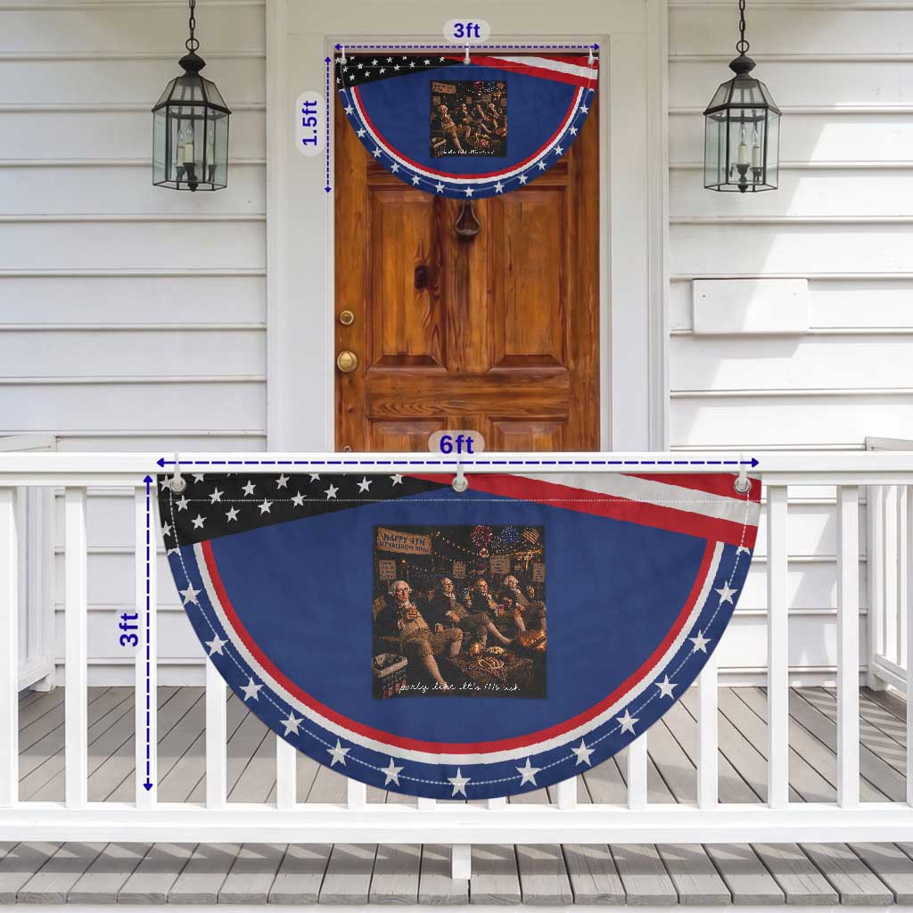 Party Like It Is 1776 Founding Father Patriotic Fan Flag Funny 4th of July Meme
