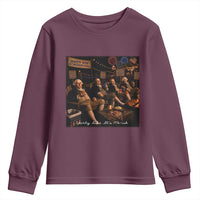 Party Like It Is 1776 Founding Father Youth Sweatshirt Funny 4th of July Meme