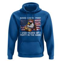 Business In The Front Party In The Back 250th Anniversary USA Hoodie Patriotic Eagle Mullet