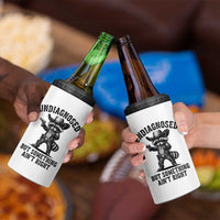 Undiagnosed But Something Ain't Right 4 in 1 Can Cooler Tumbler Funny Raccoon Cowboy