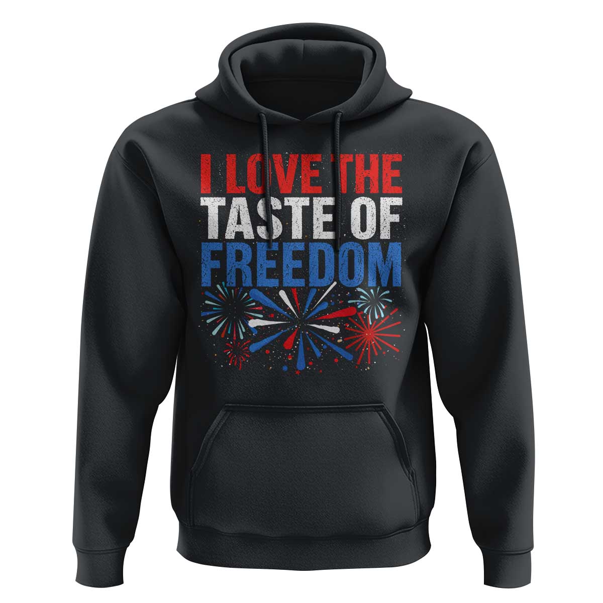 I Love The Taste Of Freedom Funny 4th of July Couple Matching Hoodie US Fireworks