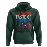 I Love The Taste Of Freedom Funny 4th of July Couple Matching Hoodie US Fireworks