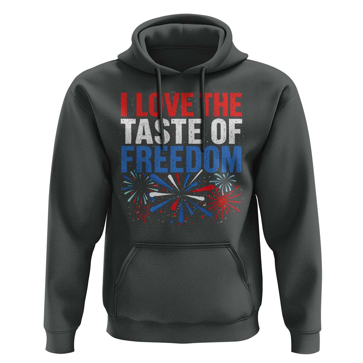 I Love The Taste Of Freedom Funny 4th of July Couple Matching Hoodie US Fireworks