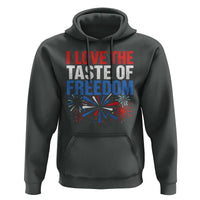 I Love The Taste Of Freedom Funny 4th of July Couple Matching Hoodie US Fireworks