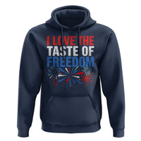 I Love The Taste Of Freedom Funny 4th of July Couple Matching Hoodie US Fireworks