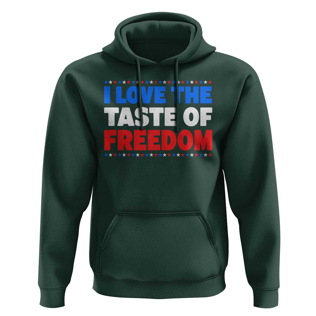 I Love The Taste Of Freedom Funny 4th of July Couple Matching Hoodie