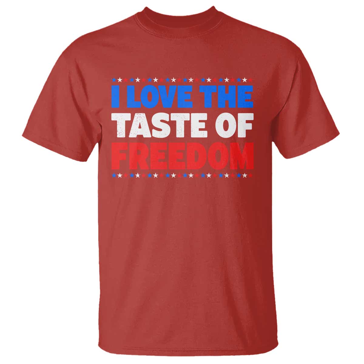 I Love The Taste Of Freedom Funny 4th of July Couple Matching T Shirt