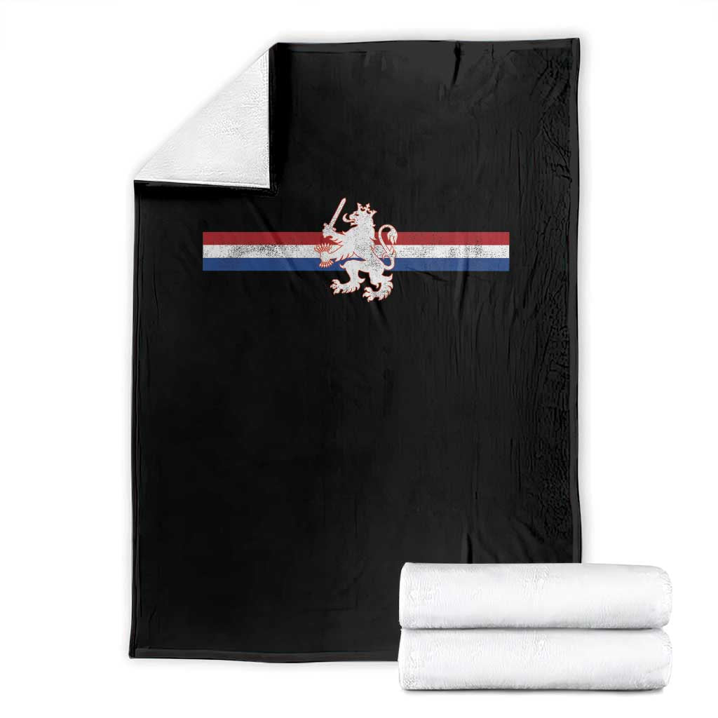 Nederland Dutch Republic Lion Vintage Holland Flag Throw Blanket